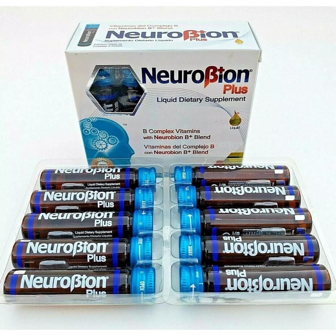 Neurobion Plus, información nutrimental: guía rápida para el aporte vitamínico diario.