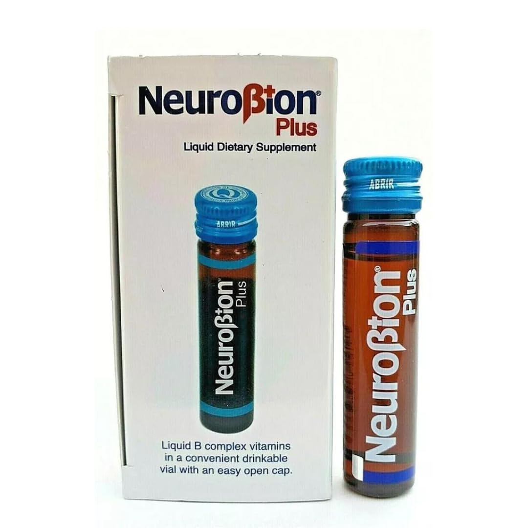 Neurobion Plus, vial en estuche: fácil de transportar y usar.