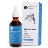 Neurogan Spermidina botella de 60 ml para uso diario y dosificación fácil.