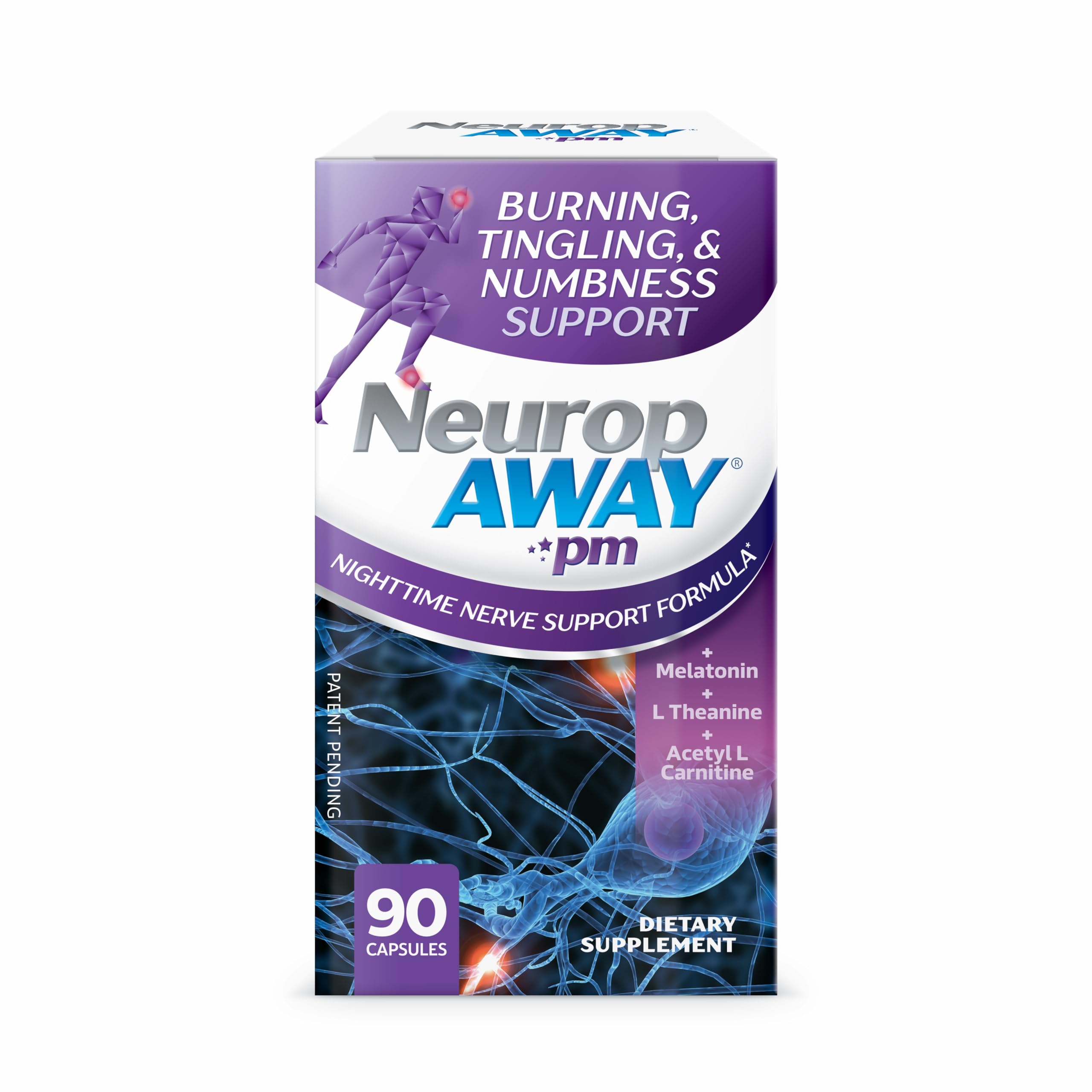 NeuropAWAY metilcobalamina, cápsulas para apoyo nutricional de nervios.
