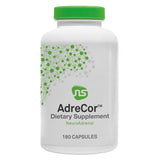 NeuroScience AdreCor: botella de cápsulas para soporte adrenal y energía diaria.