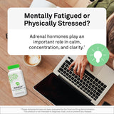 NeuroScience AdreCor: manos sosteniendo cápsulas para dosis diarias.