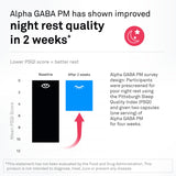 NeuroScience Alpha GABA PM, escena de rutina nocturna relajante para dormir.