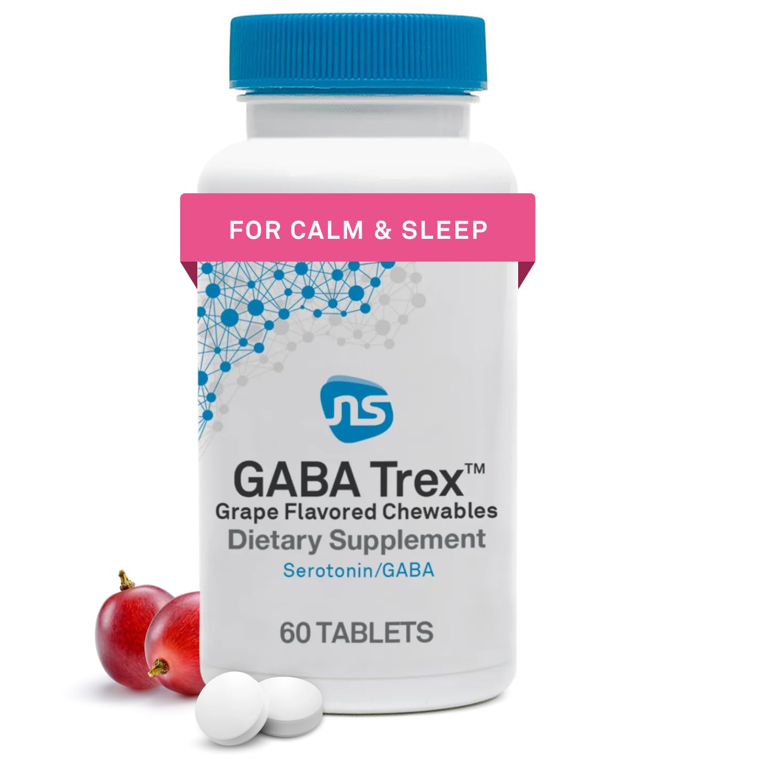 NeuroScience GABA Trex envase frontal mostrando la presentación para relajación diaria.