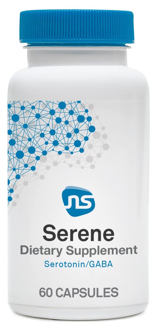 NeuroScience Serene: botella sin melatonina para apoyo al descanso nocturno.