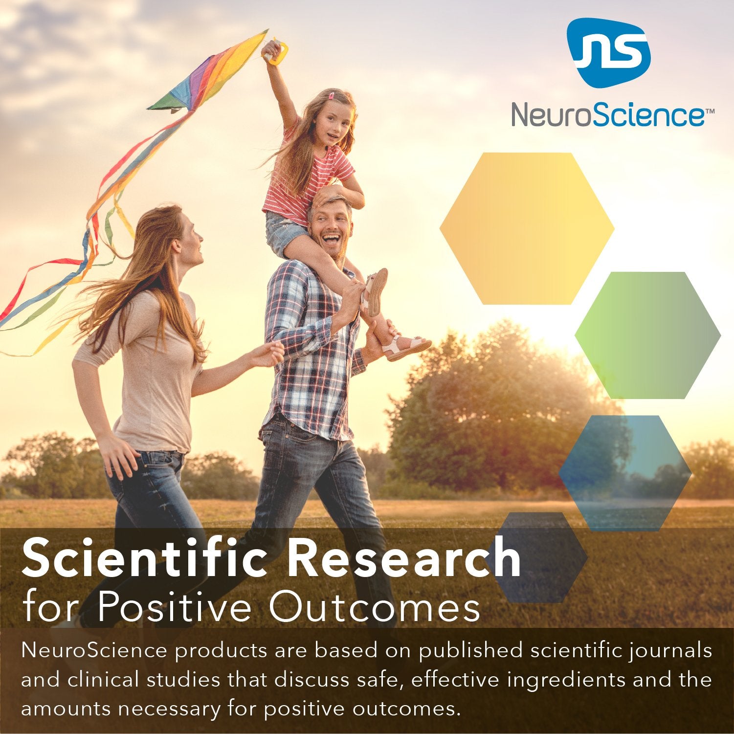 NeuroScience Serene: ingredientes clave 5-HTP y calcio para apoyo emocional.