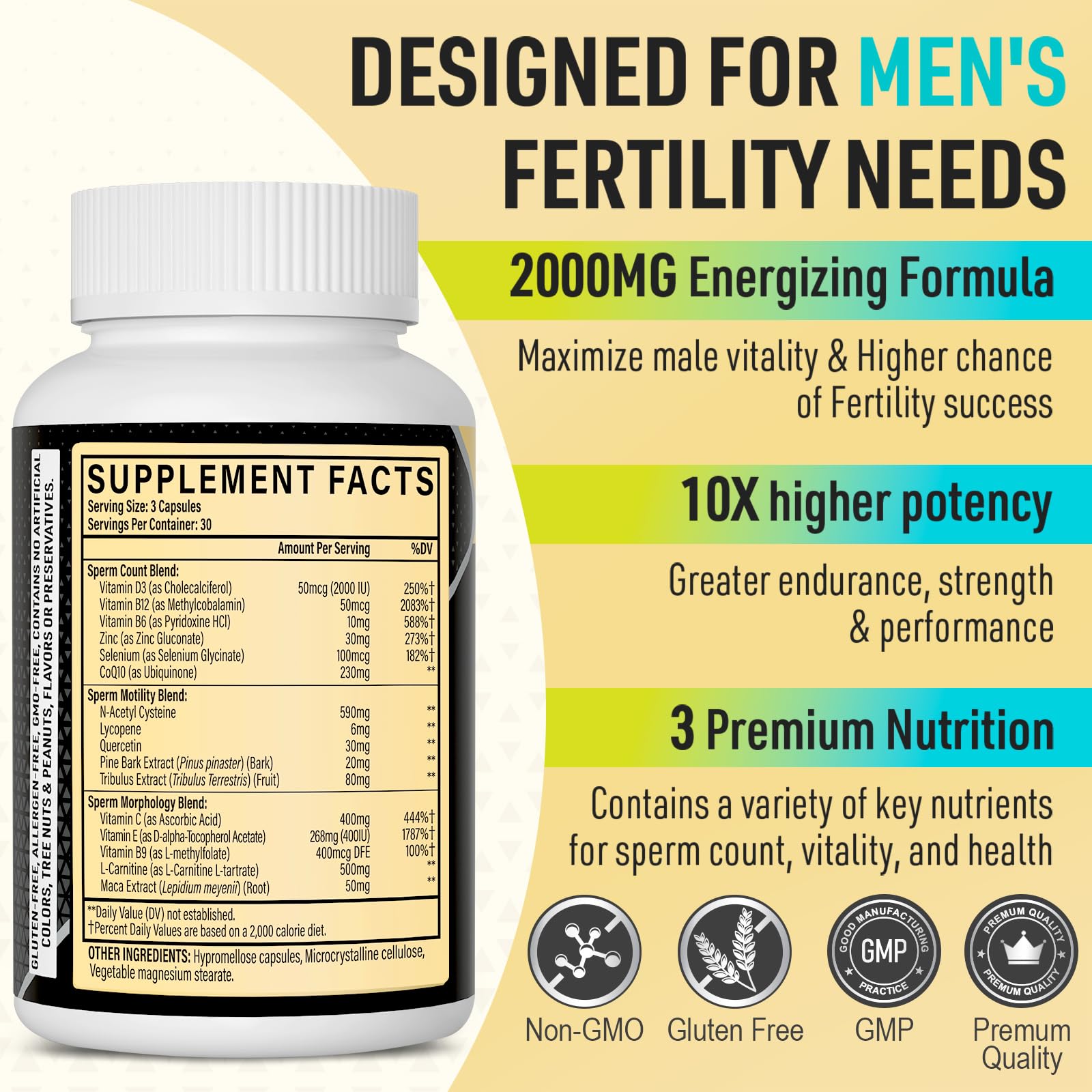 Neusupp Fertilidad, corteza de pino destacada para circulación saludable.