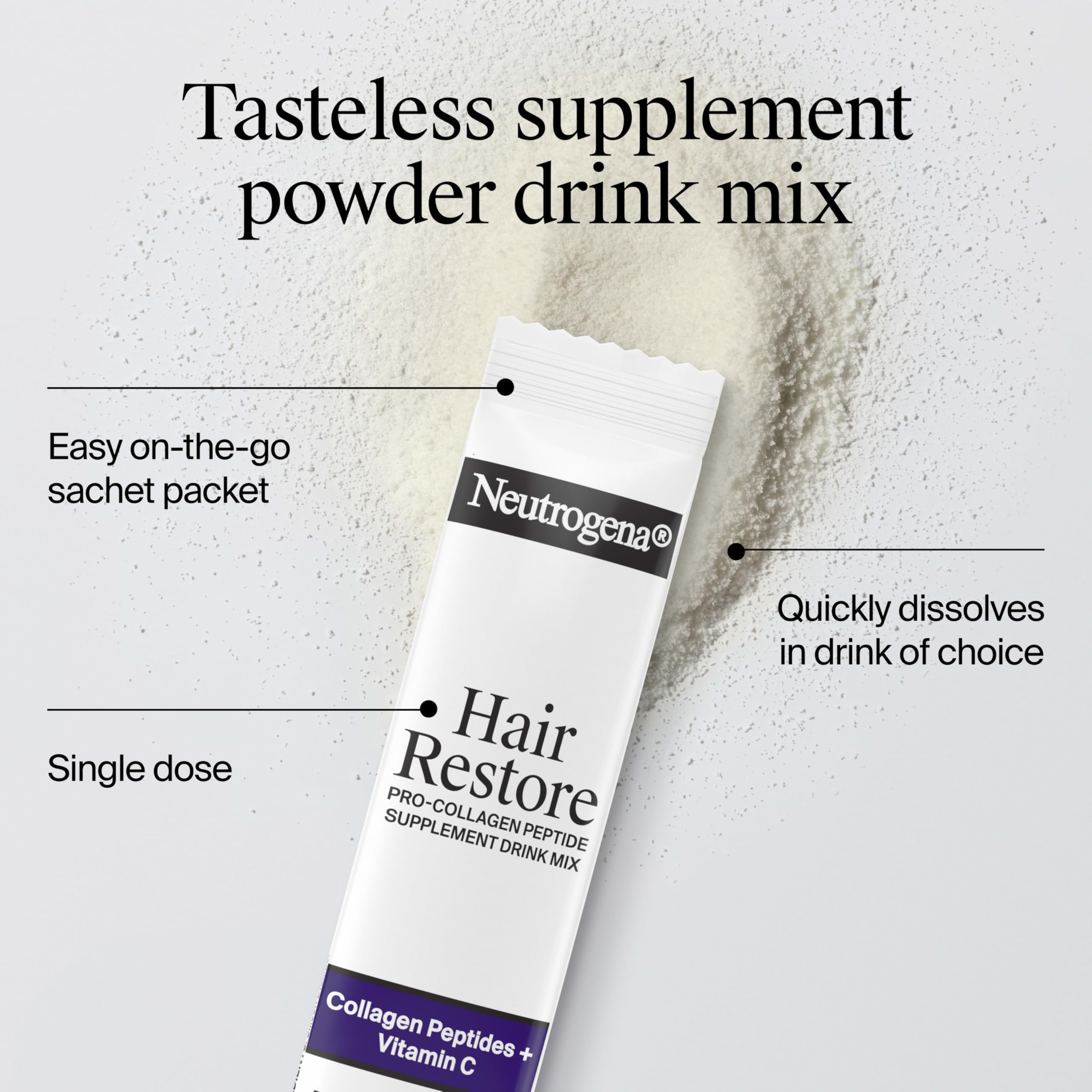 Neutrogena Hair Restore Pro-Collagen pack de viaje para cuidado capilar en movimiento