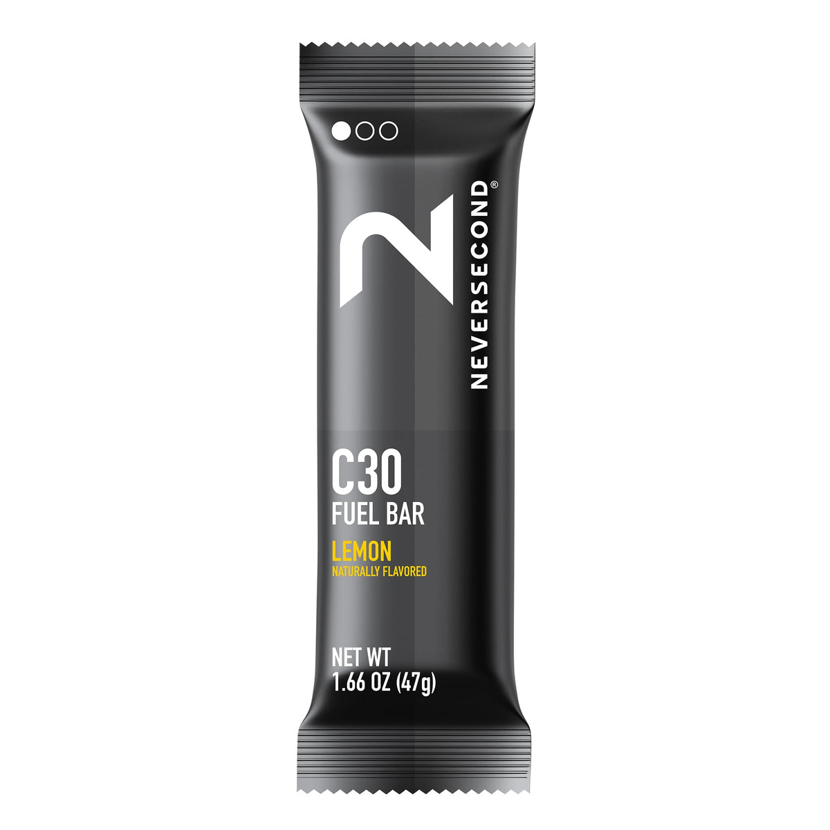 Neversecond C30 Fuel Bar sabor limón, empaque de 12 barras para entrenamiento de alta intensidad