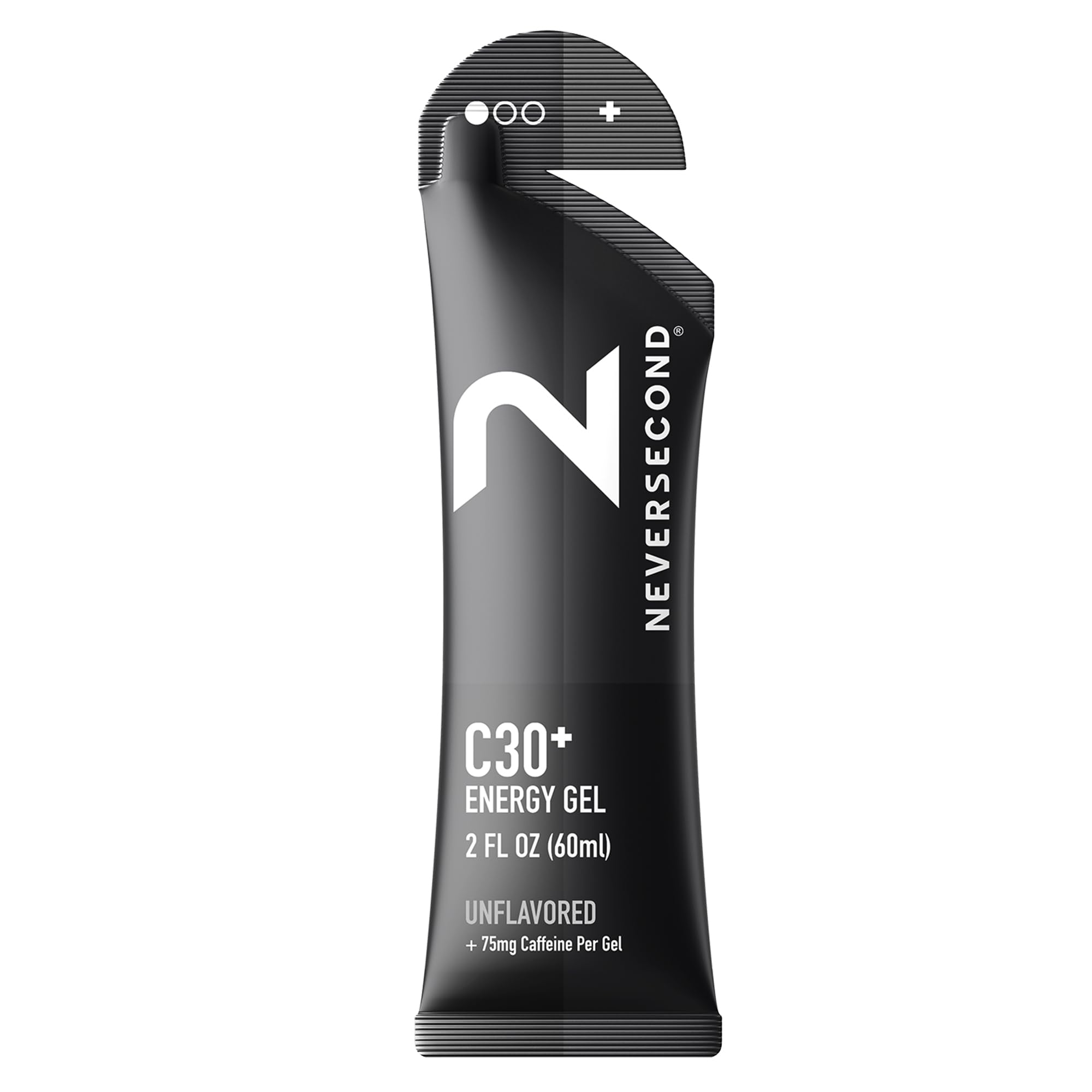 Neversecond C30+ gel energetico en sobre individual para consumo rápido durante carrera