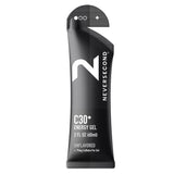 Neversecond C30+ gel energetico en sobre individual para consumo rápido durante carrera
