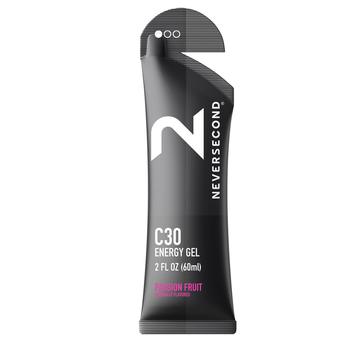 Neversecond Gel Energético C30, envase individual para llevar y consumir fácilmente
