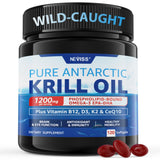 NEVISS Aceite de Krill Antártico cápsulas: fuente natural de omega-3 y astaxantina.