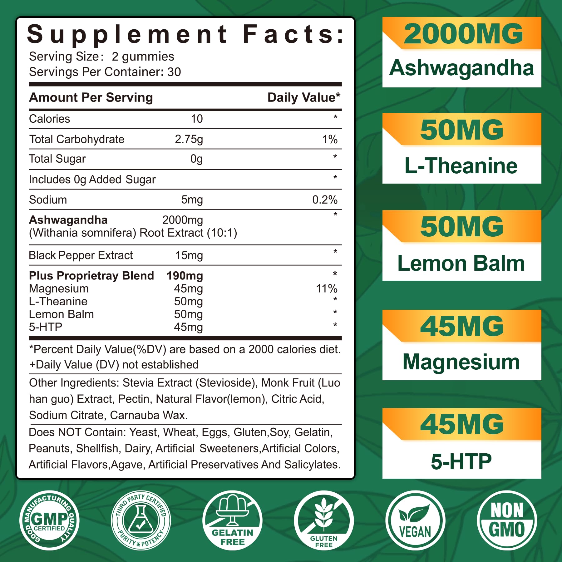 NEVISS Ashwagandha Gummies con textura suave para consumo cómodo.
