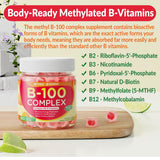 NEVISS B100 gominolas sabor frutal para energía suave