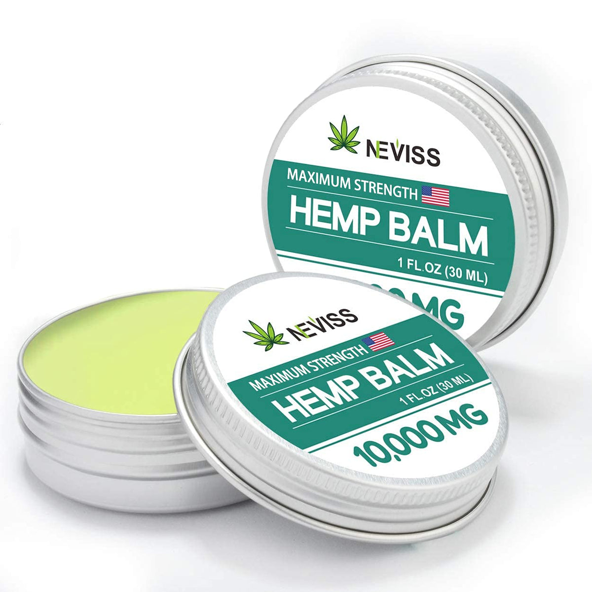 NEVISS bálsamo cáñamo 10000 mg, tubos: hidratación suave para la piel.