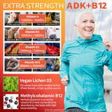 NEVISS gominas ADK-B12, dosis diaria recomendada
