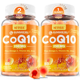 NEVISS gomitas CoQ10 sin azúcar, sabor naranja, para energía diaria