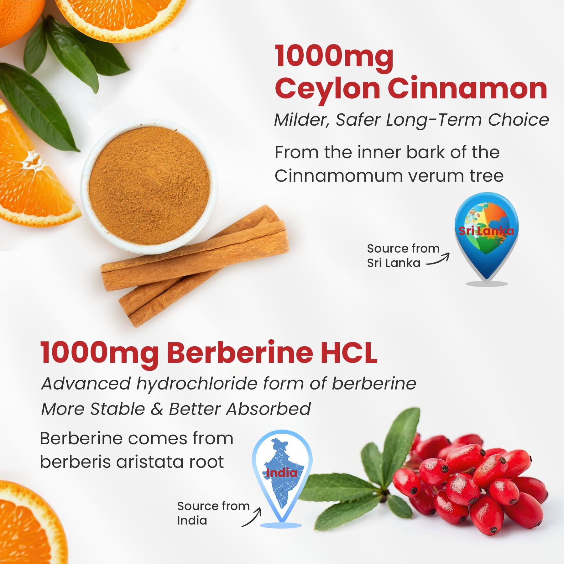 NEVISS ingredientes berberina canela Ceilán té verde para energía equilibrada