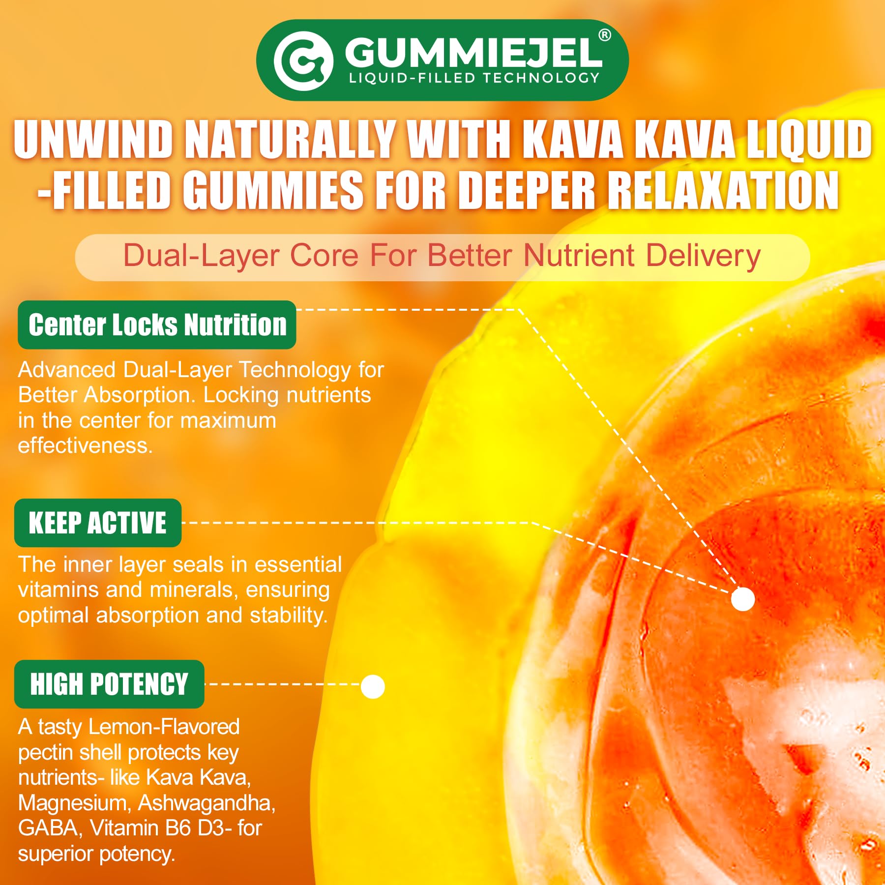 NEVISS Kava Kava Gummies control de calidad garantiza pureza.