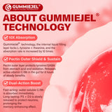 NEVISS L Tyrosine Gummies, ingredientes visibles y etiqueta legible.