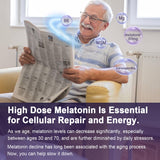 NEVISS melatonina 60 mg, mano sosteniendo una gominola para dormir