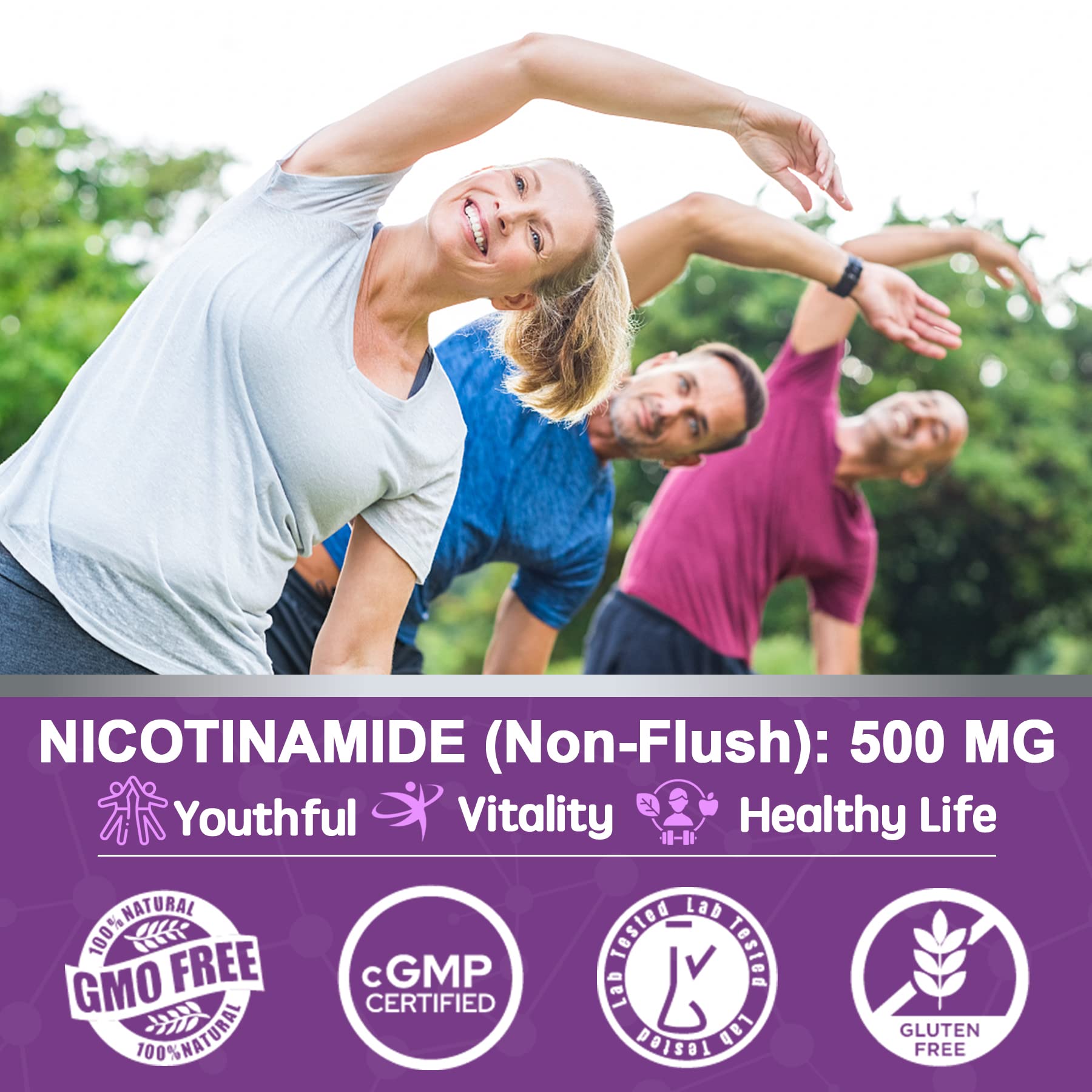 NEVISS gominolas de nicotinamida, ingredientes naturales para hábitos saludables.