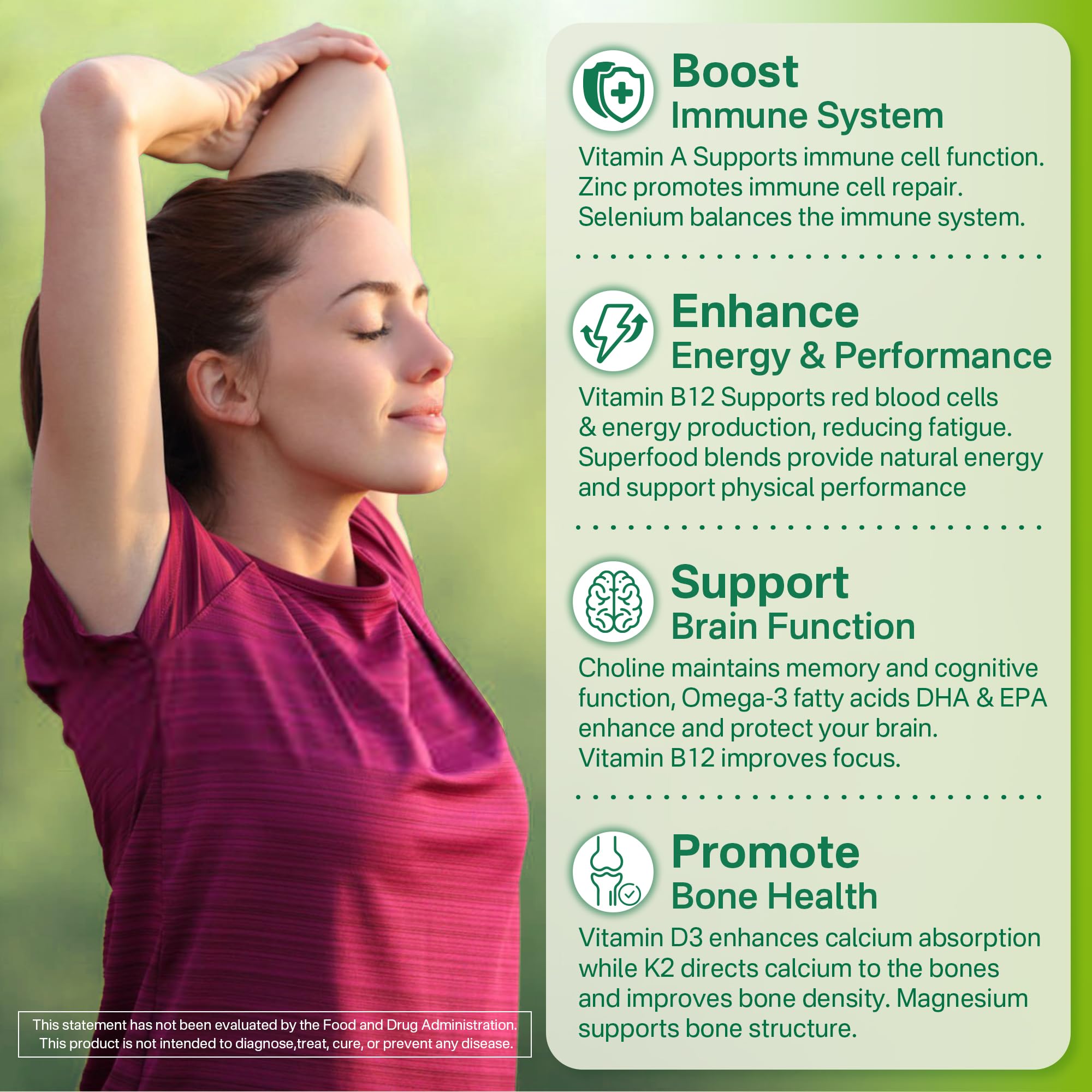 NEVISS omega vegetal: DHA y EPA basados en plantas.