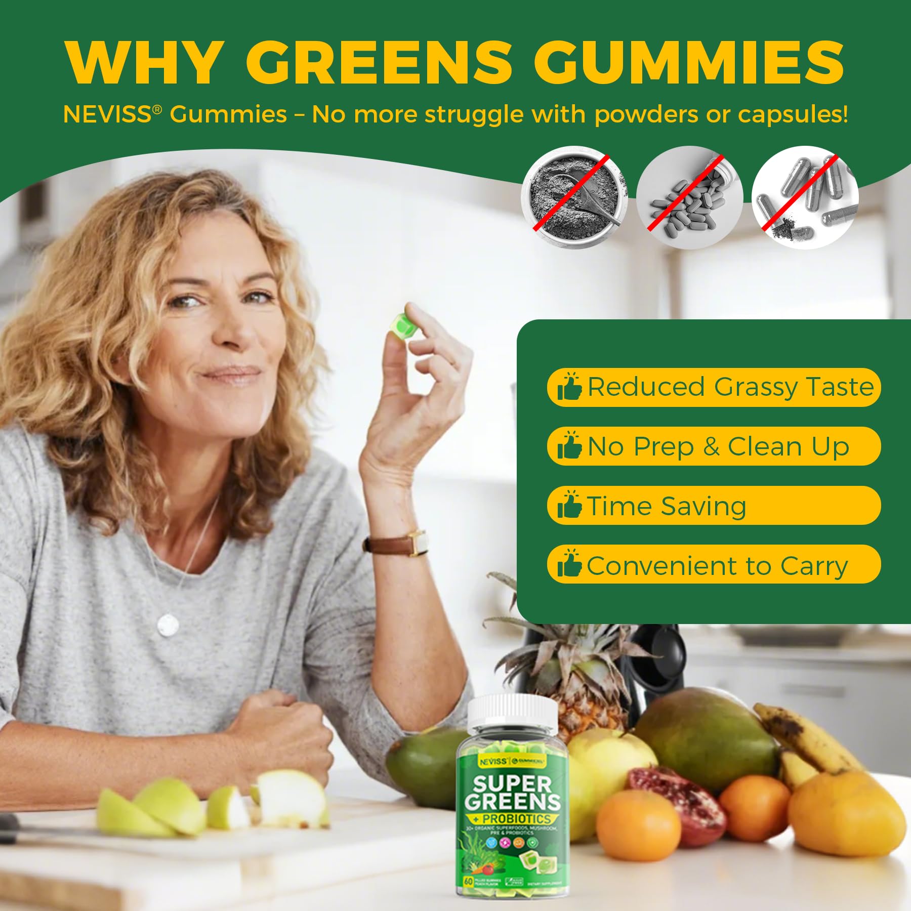 NEVISS gominolas sabor durazno, snack diario con sabor afrutado.