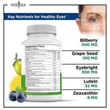 NEW AGE AREDS 2: bilberry y astaxantina para antioxidantes visuales