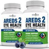 New Age AREDS2 cápsulas para ojos, apoyo diario a la salud visual.
