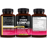 New Age B-Complex capsulas vegetales con formula B completa.