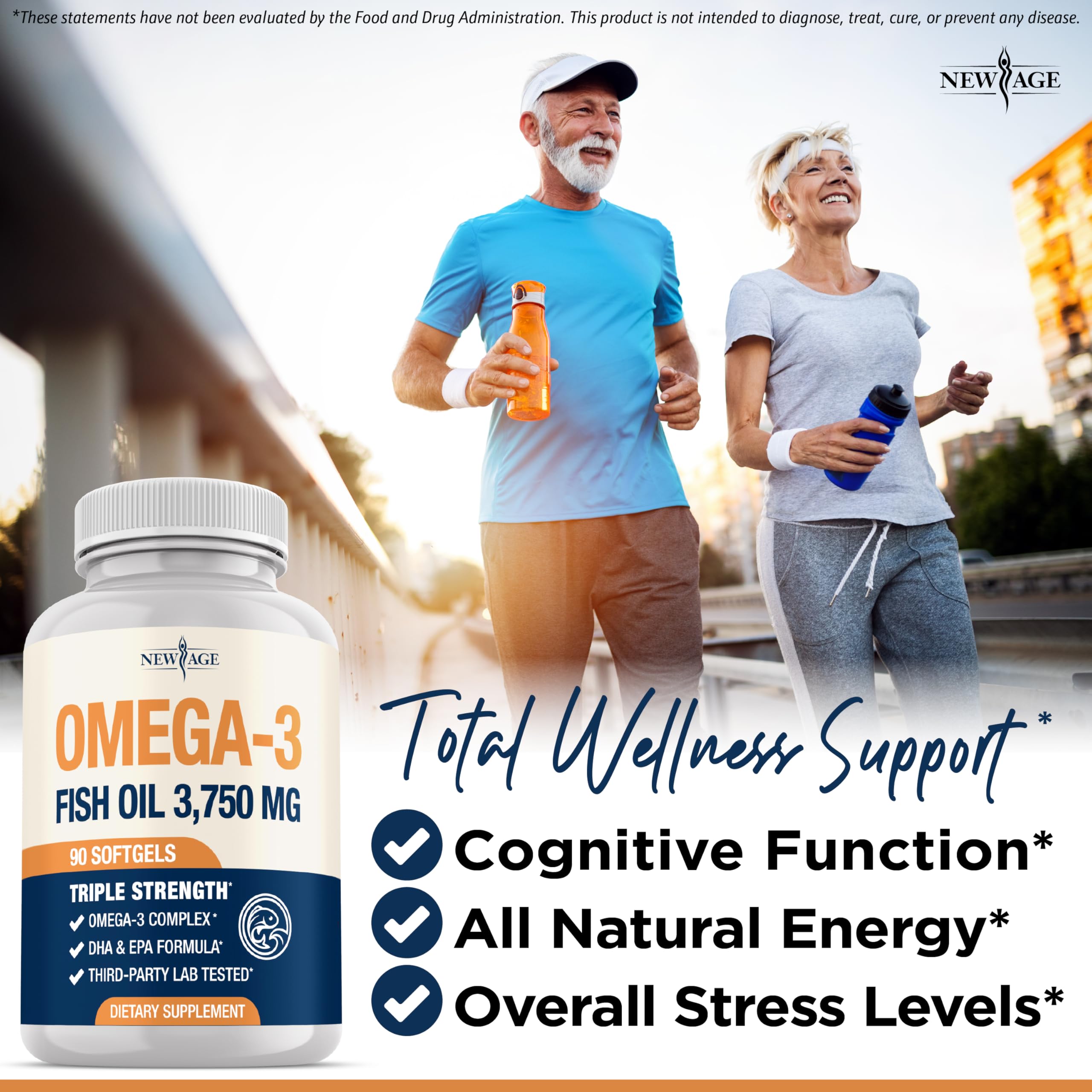 NEW AGE cápsulas omega3 sin regusto para una experiencia agradable
