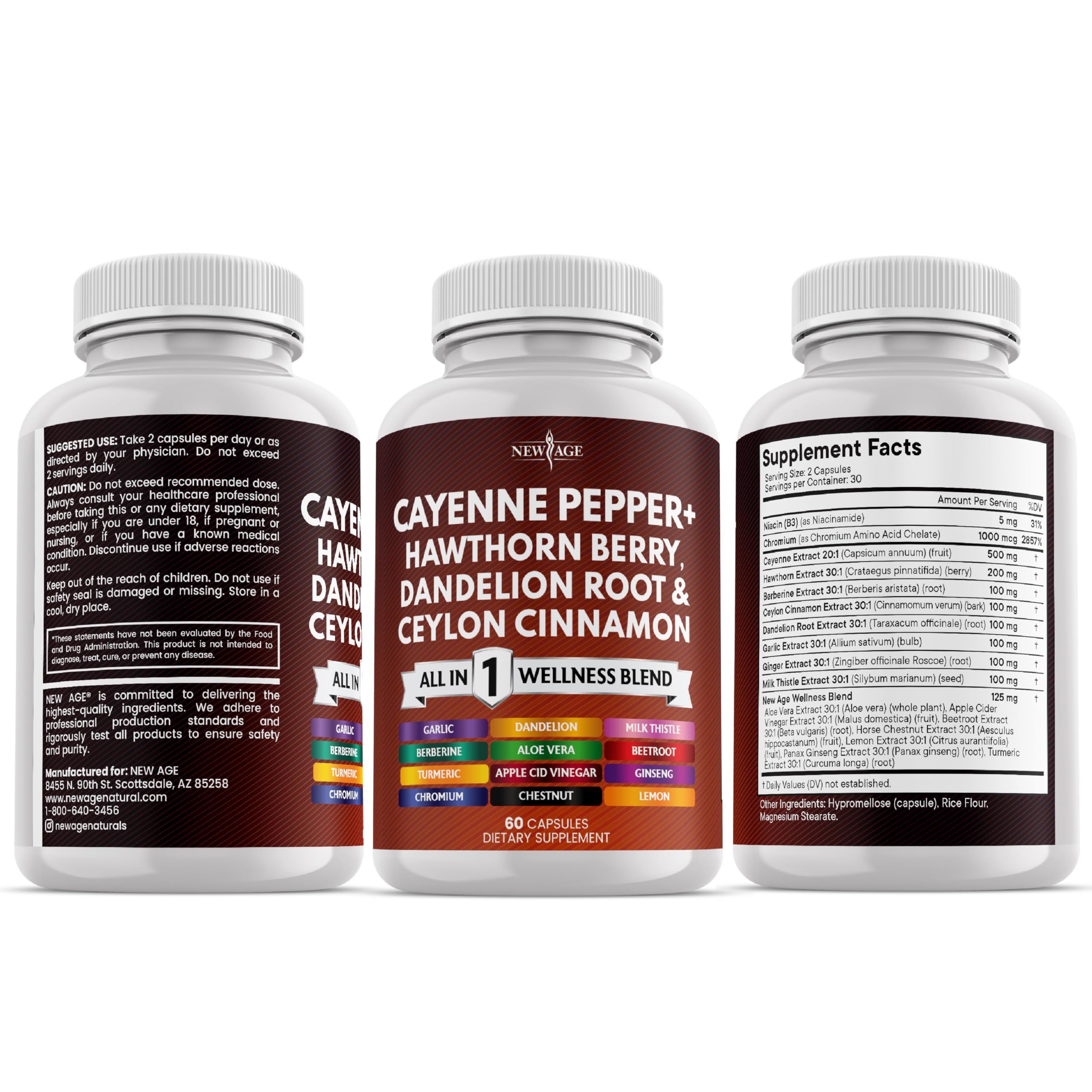 NEW AGE Cayenne: remolacha y aloe vera para color y apoyo digestivo.