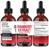 New Age Cranberry Drops composición limpia, fácil de incorporar en agua