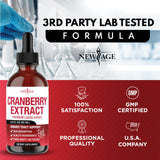 New Age Cranberry Drops sabor natural, sin azúcar