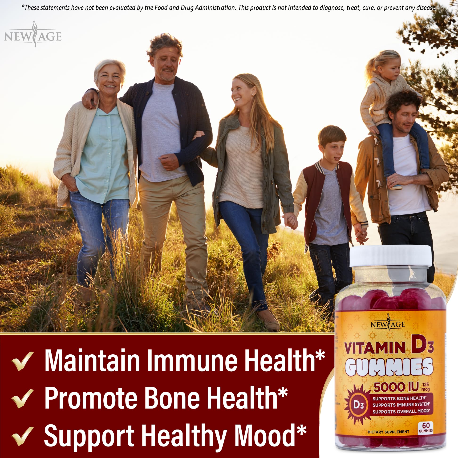 Gominolas New Age sin OGM, gluten y lactosa para dietas diversas.