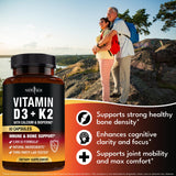 NEW AGE D3-K2 apoyo óseo e inmune dentro de una cápsula.