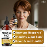 NEW AGE Dandelion Root Drops: etiqueta con ingredientes vegetales y versión vegana