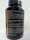 NEW AGE etiqueta del producto señalando pureza y origen