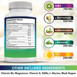 NEW AGE GABA etiqueta ingredientes: lista de componentes clave.