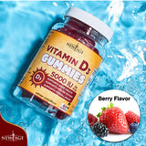 Gominolas NEW AGE vitamina D3 5000 UI, libre de alérgenos