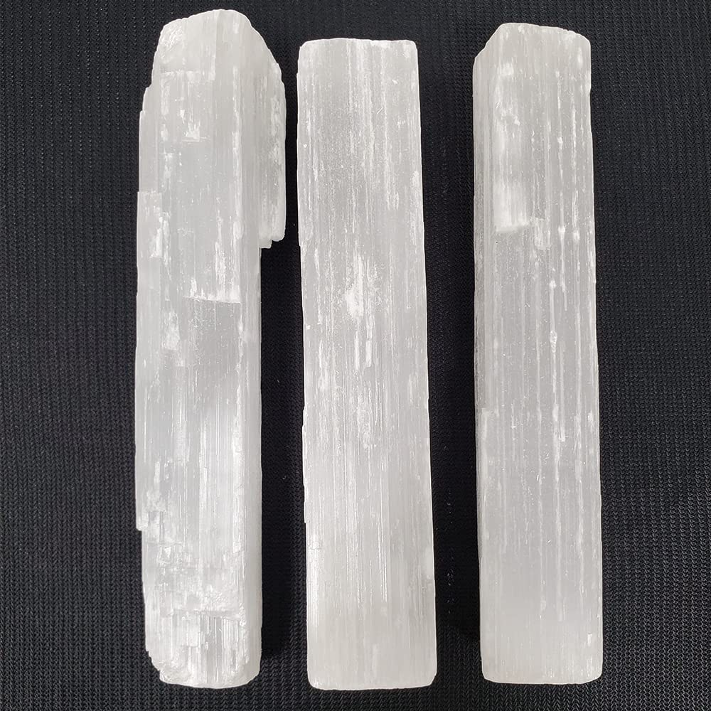 New Age Imports, Inc. palitos de selenita 4 pulgadas, ritual de protección y claridad