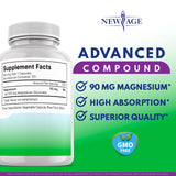 NEW AGE magnesio glicinato 500 mg dosis diaria recomendada