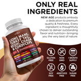 NEW AGE raíz de malvavisco: ingrediente suave para sabor y apoyo
