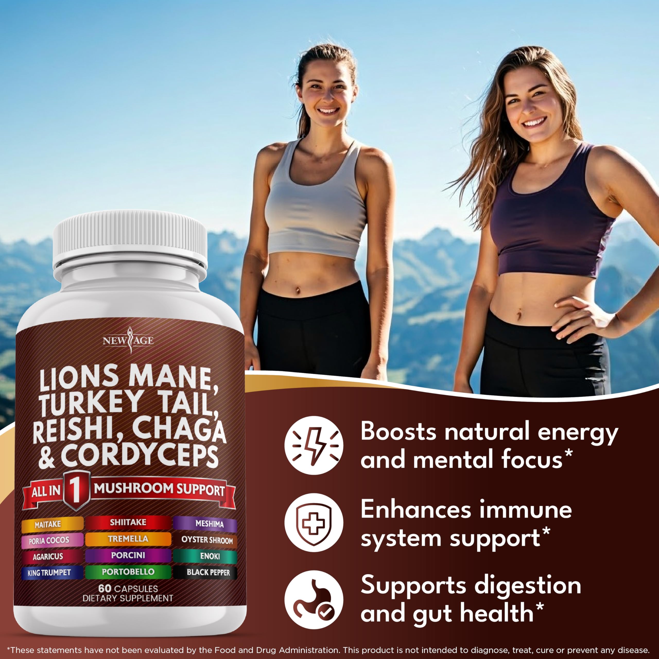 NEW AGE reishi: polvo para equilibrio general