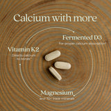 New Chapter Calcium Supplement Icelandic Red Marine Algae origin with natural minerals illustration