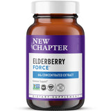 New Chapter Elderberry Force: botella 64x concentrada para apoyo inmune continuo
