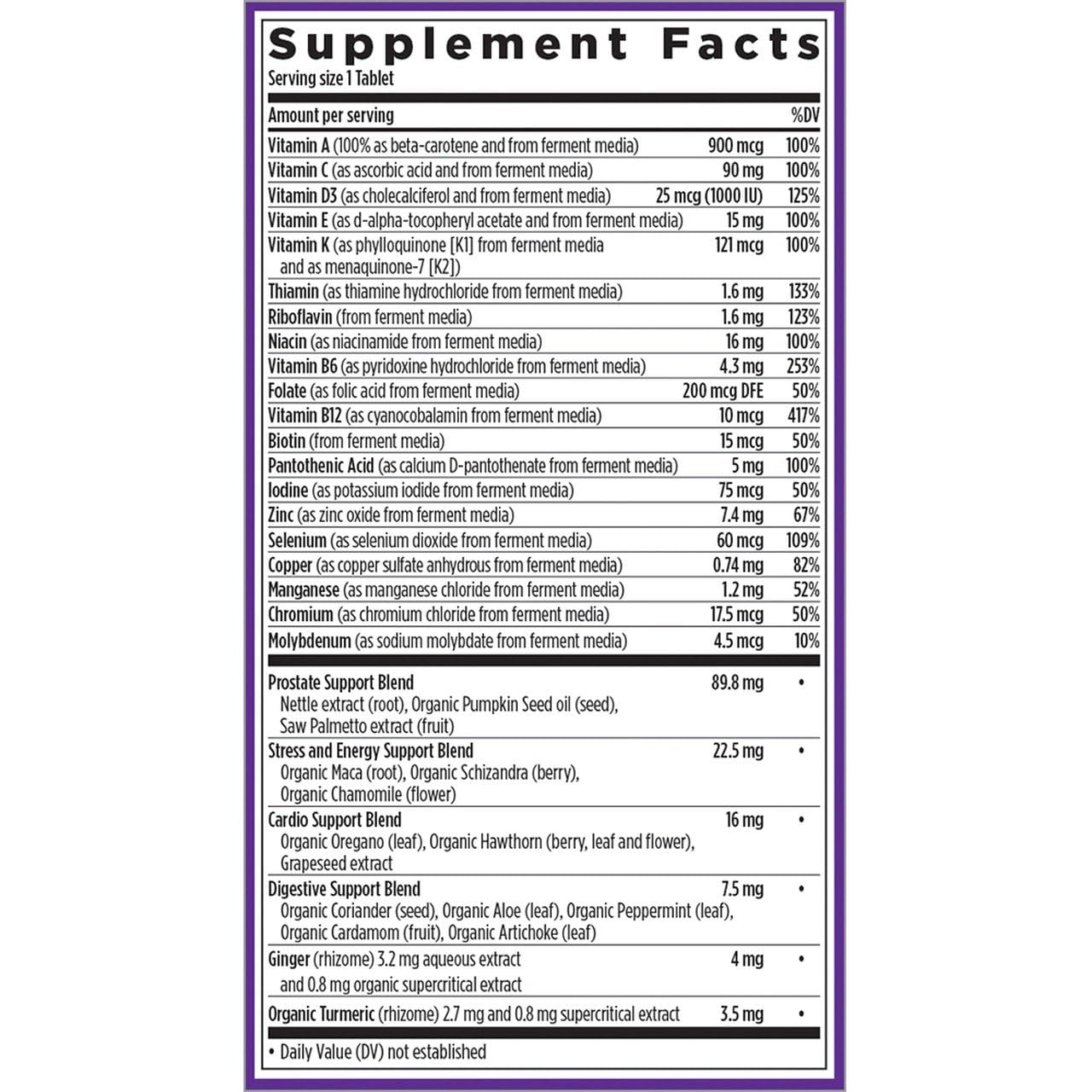 New Chapter etiqueta de producto fermentado con probióticos, mejora absorción de nutrientes