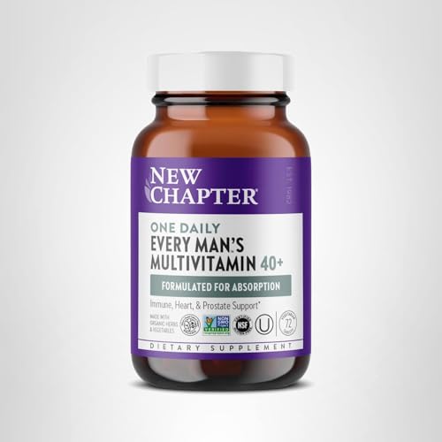 New Chapter Hombres 40+ multivitamínico: empaque sostenible